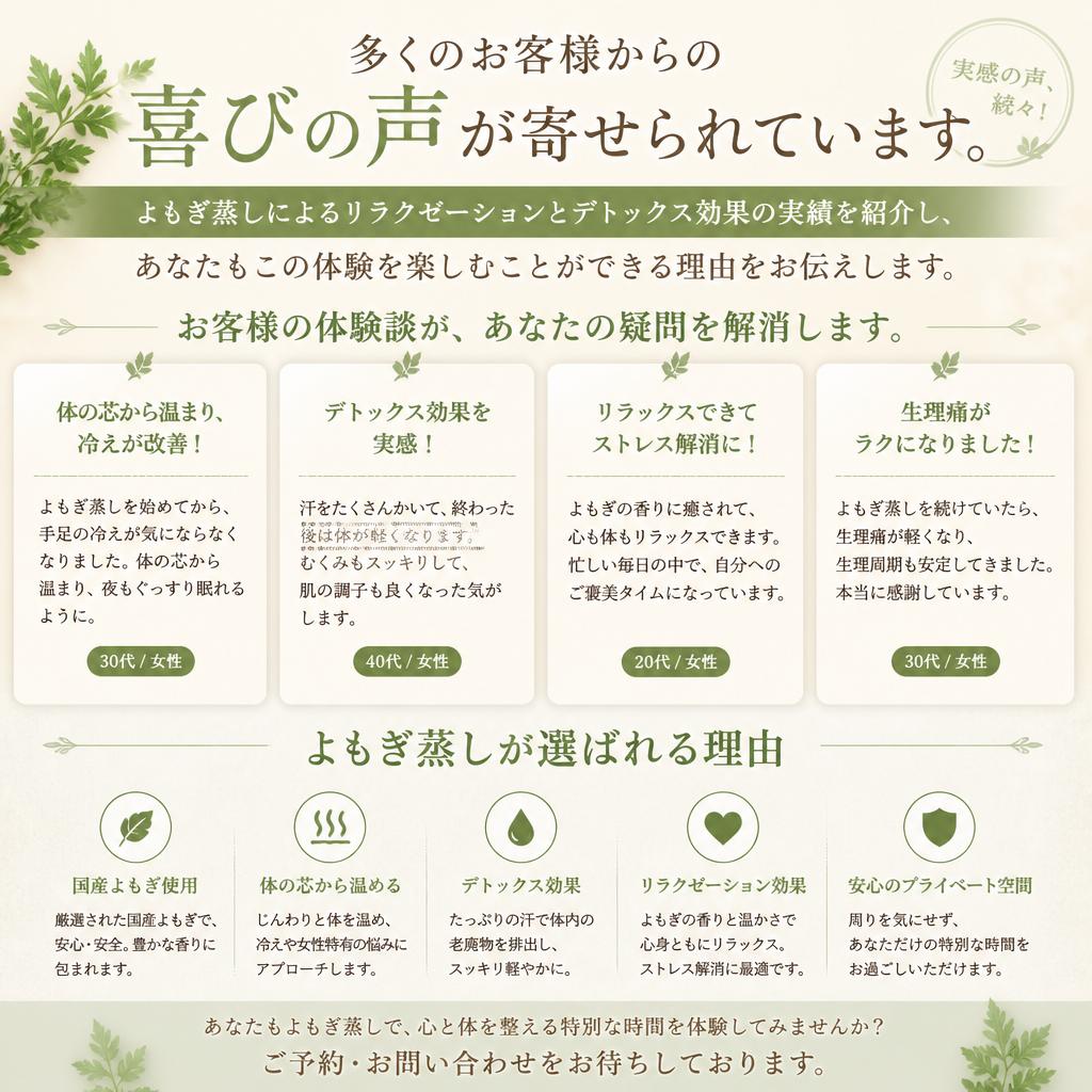 実績とお客様の声