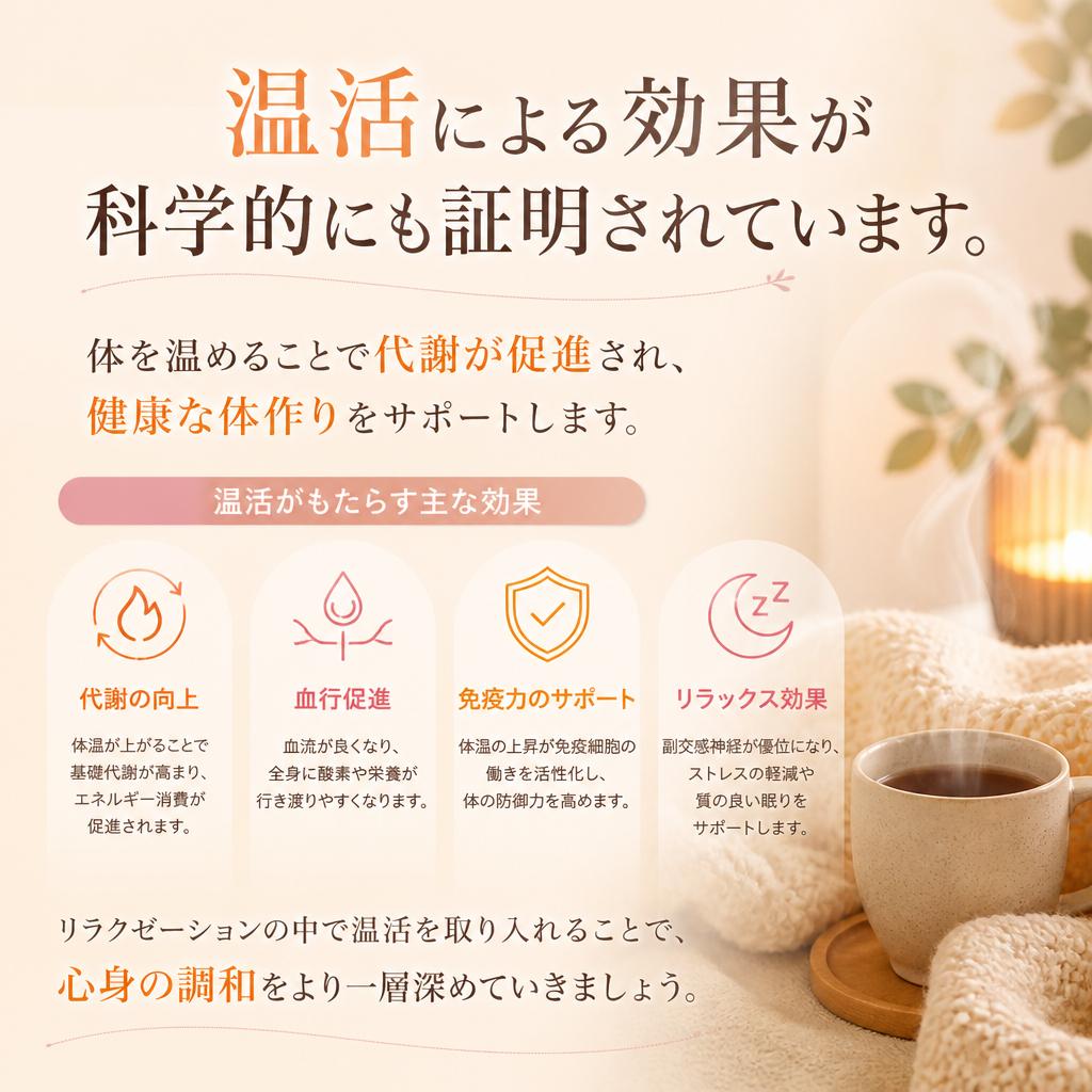 温活で体の内側から働きかける