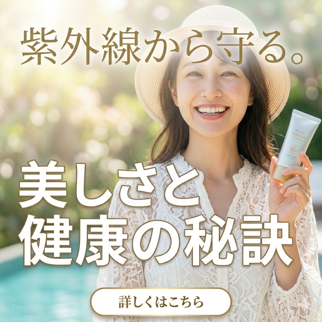 紫外線から守る、美しさと健康の秘訣