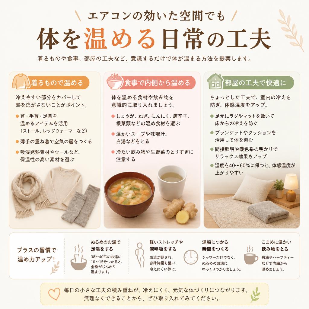 日常生活でできる体温アップ法