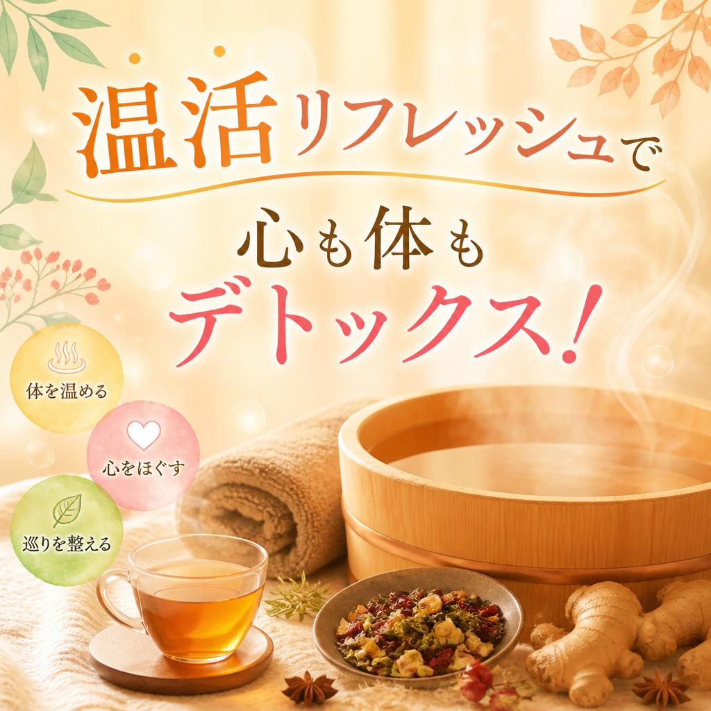 温活リフレッシュで心も体もデトックス！