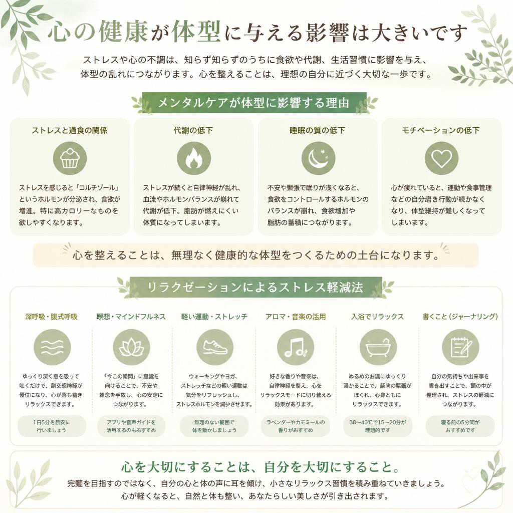 メンタルケアとダイエットの関係