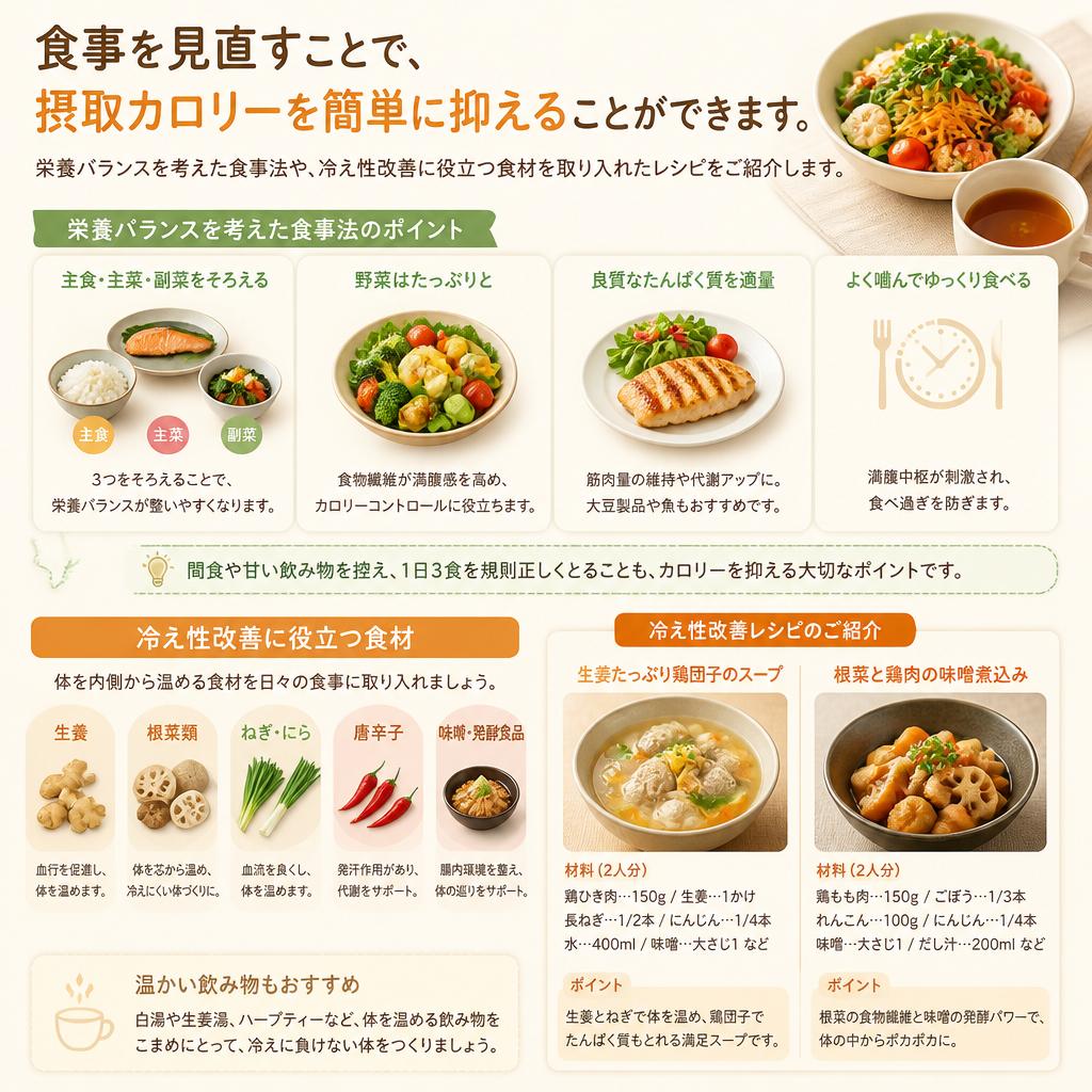 手軽にできる食事の見直し