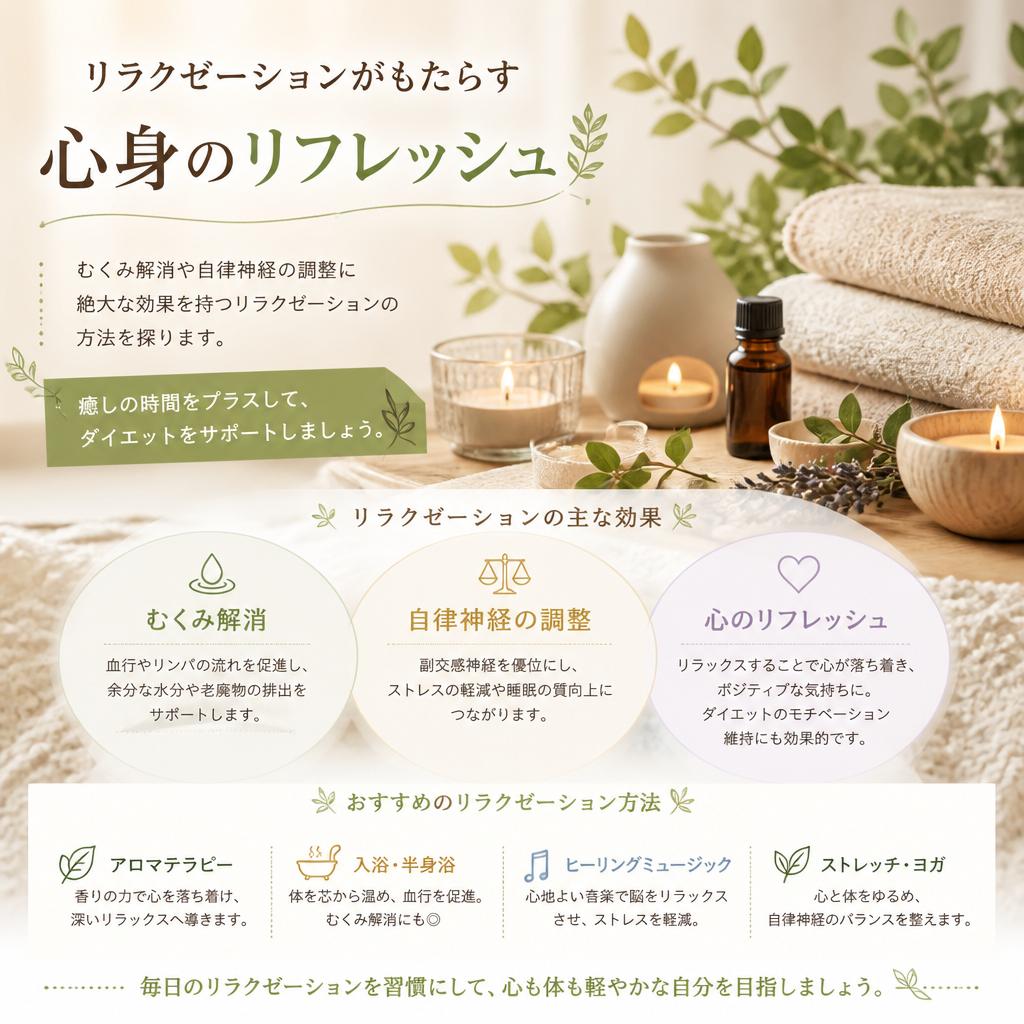 リラクゼーションによる身体のケア