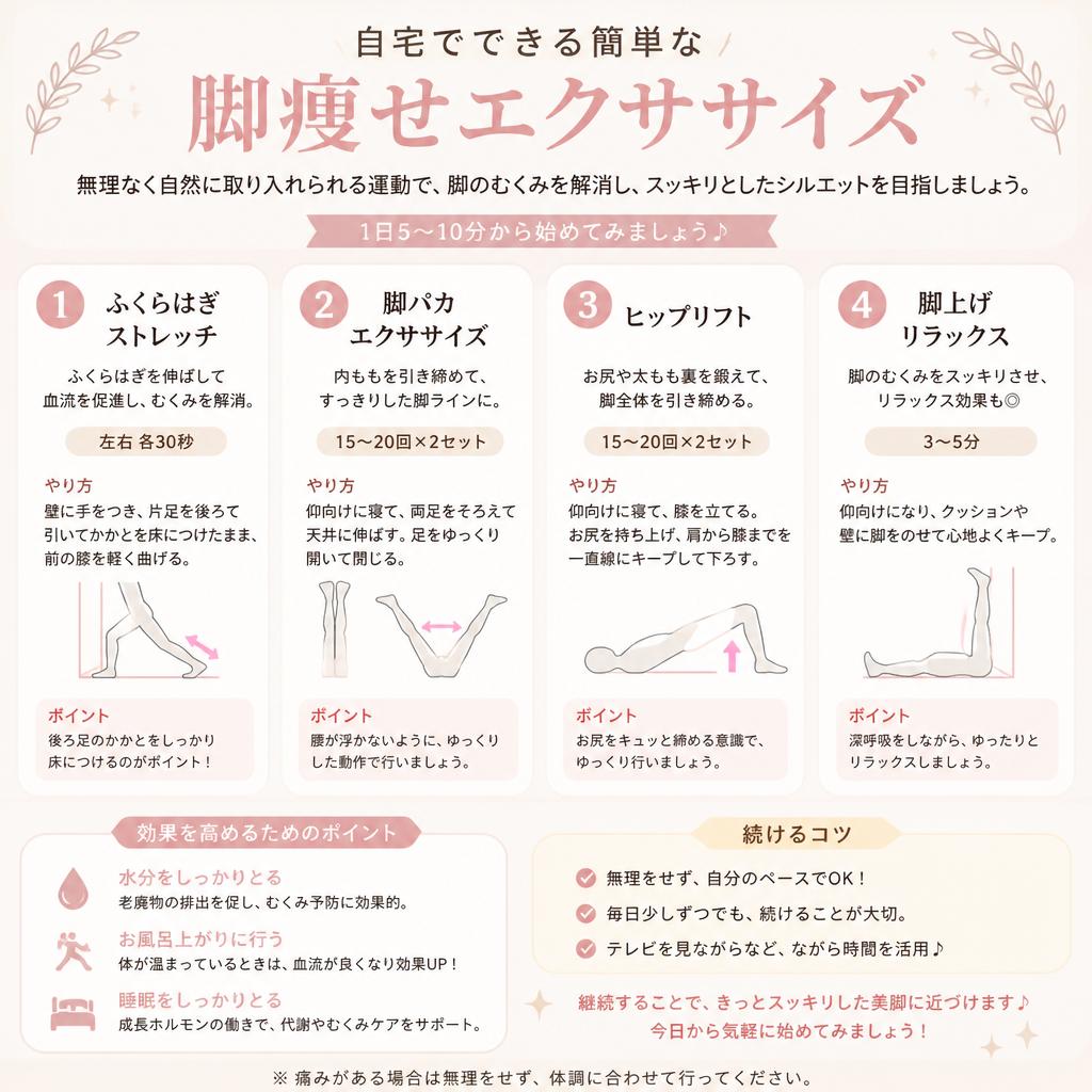 脚痩せエクササイズの効果