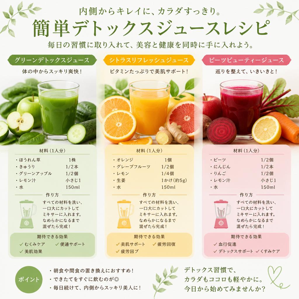 デトックスジュースのススメ