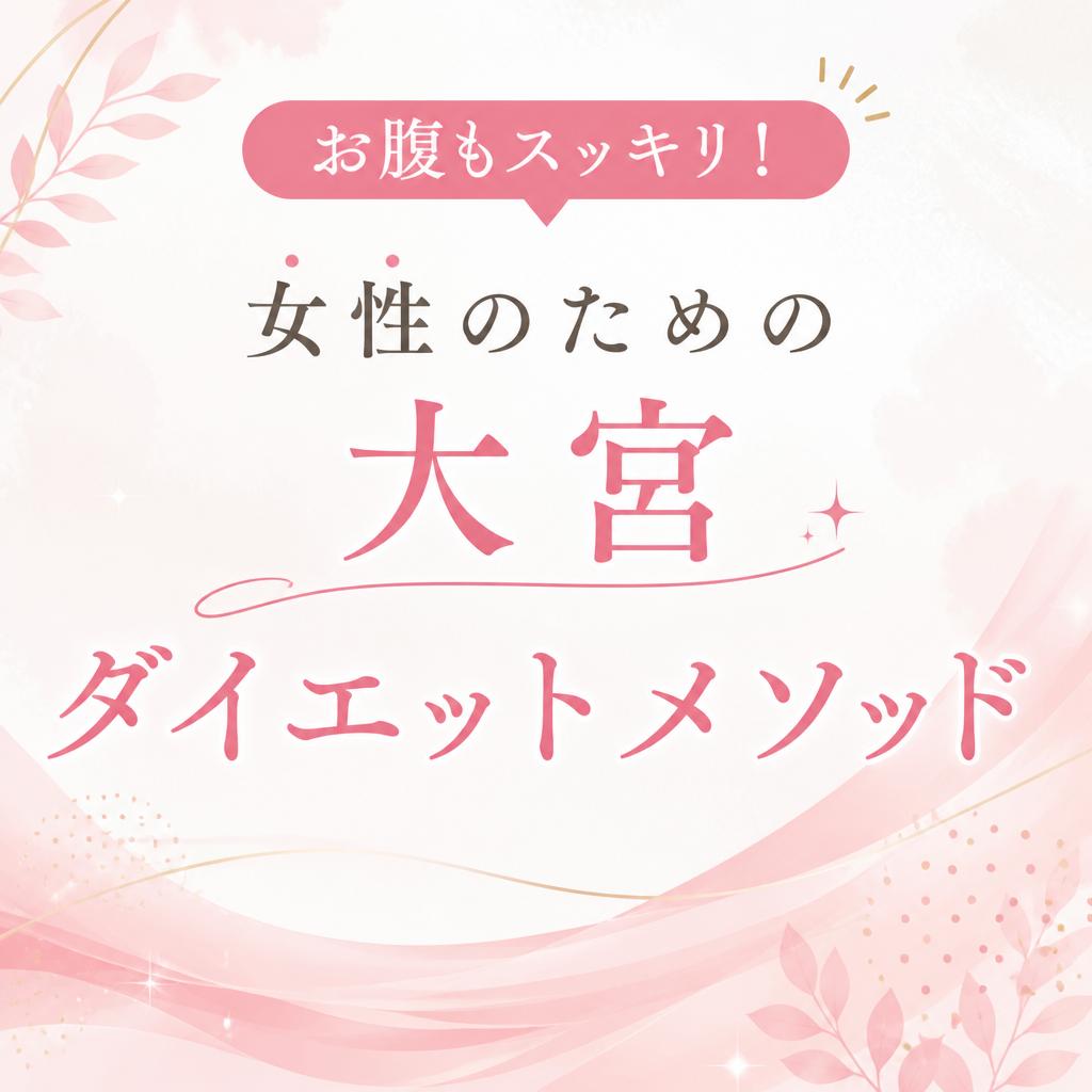 お腹もスッキリ！女性のための大宮ダイエットメソッド