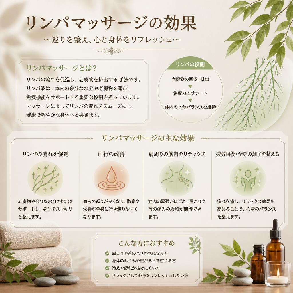 リンパマッサージの効果