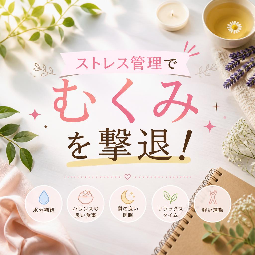 ストレス管理でむくみを撃退！