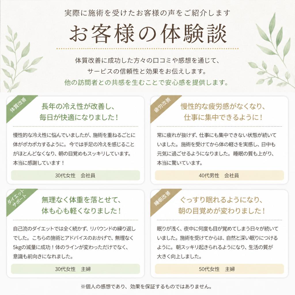 お客様の声