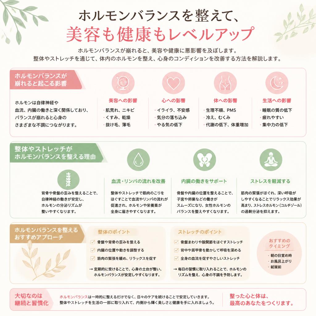 ホルモンバランスを整える