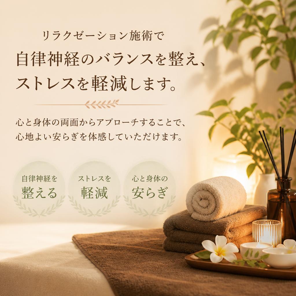 自律神経を整えるリラクゼーション効果