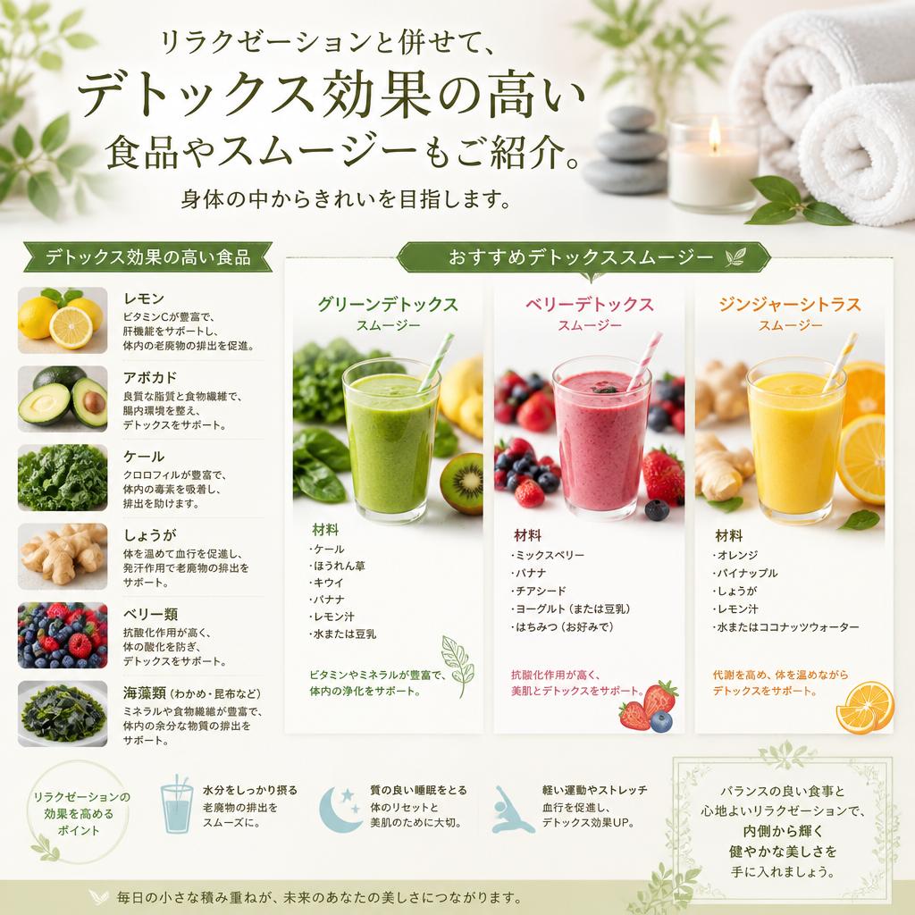 4. デトックス食品で内側からキレイに