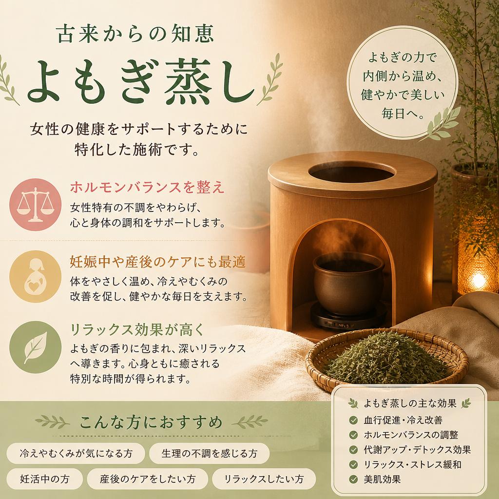 よもぎ蒸しの魅力