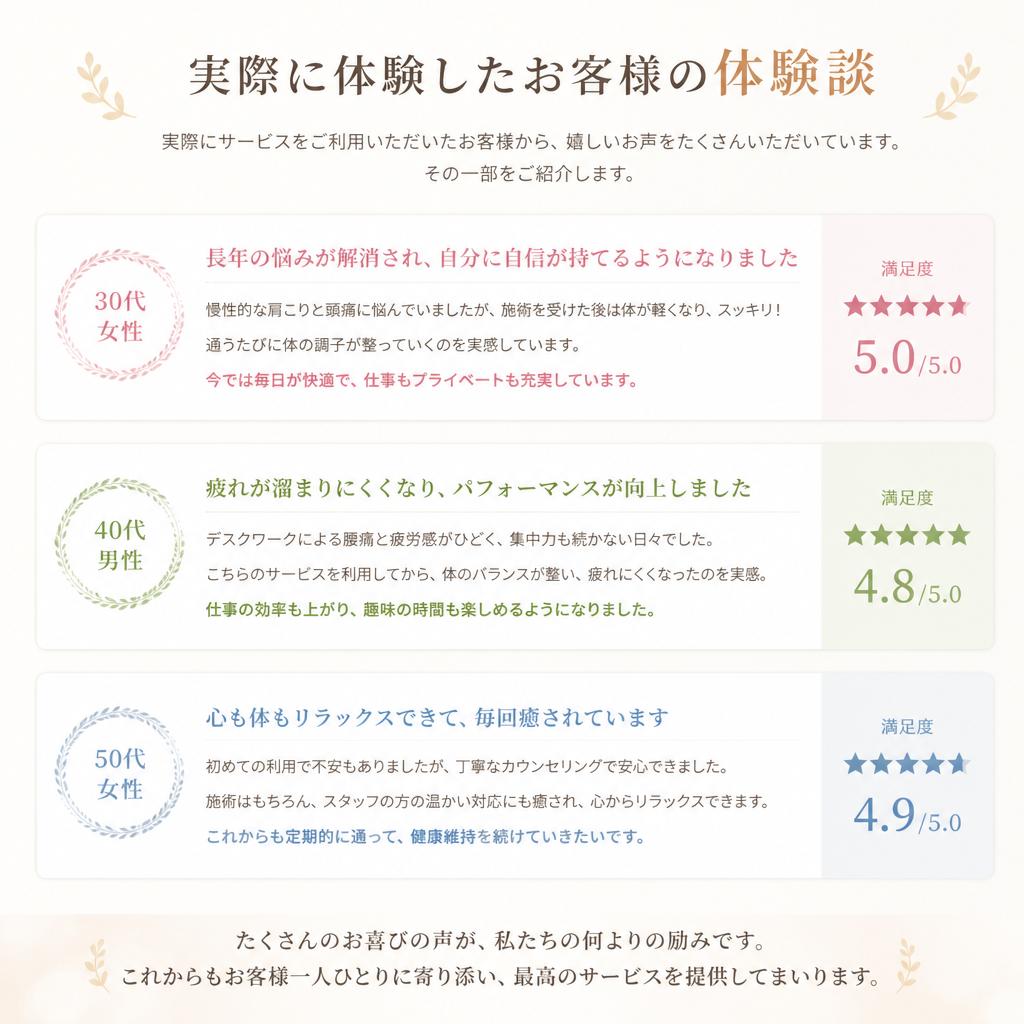 お客様の声