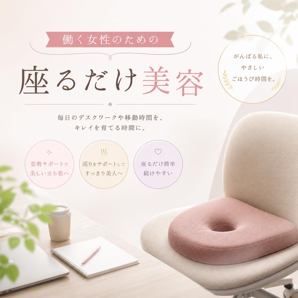 働く女性のための「座るだけ美容」