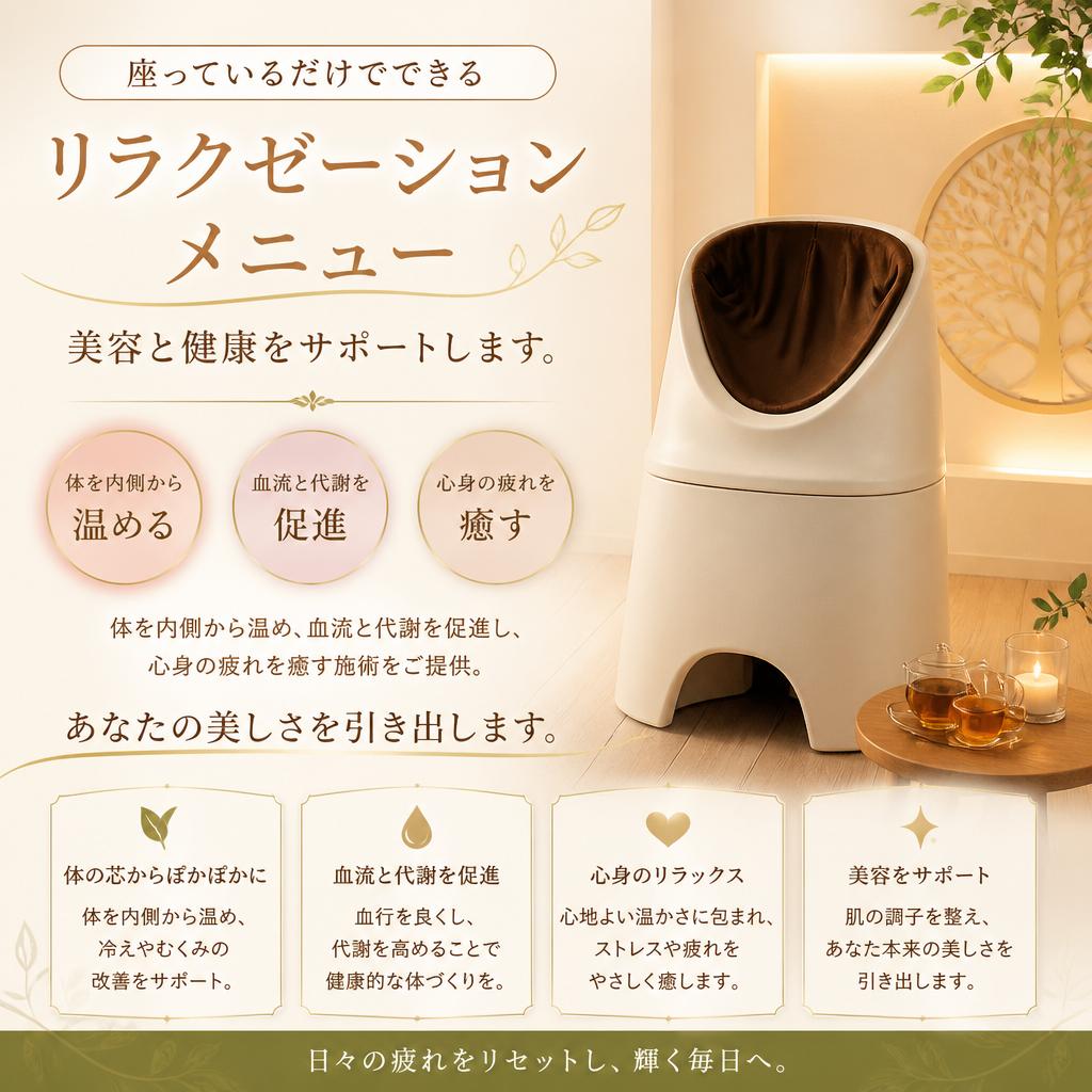 リラクゼーション・温活の効果
