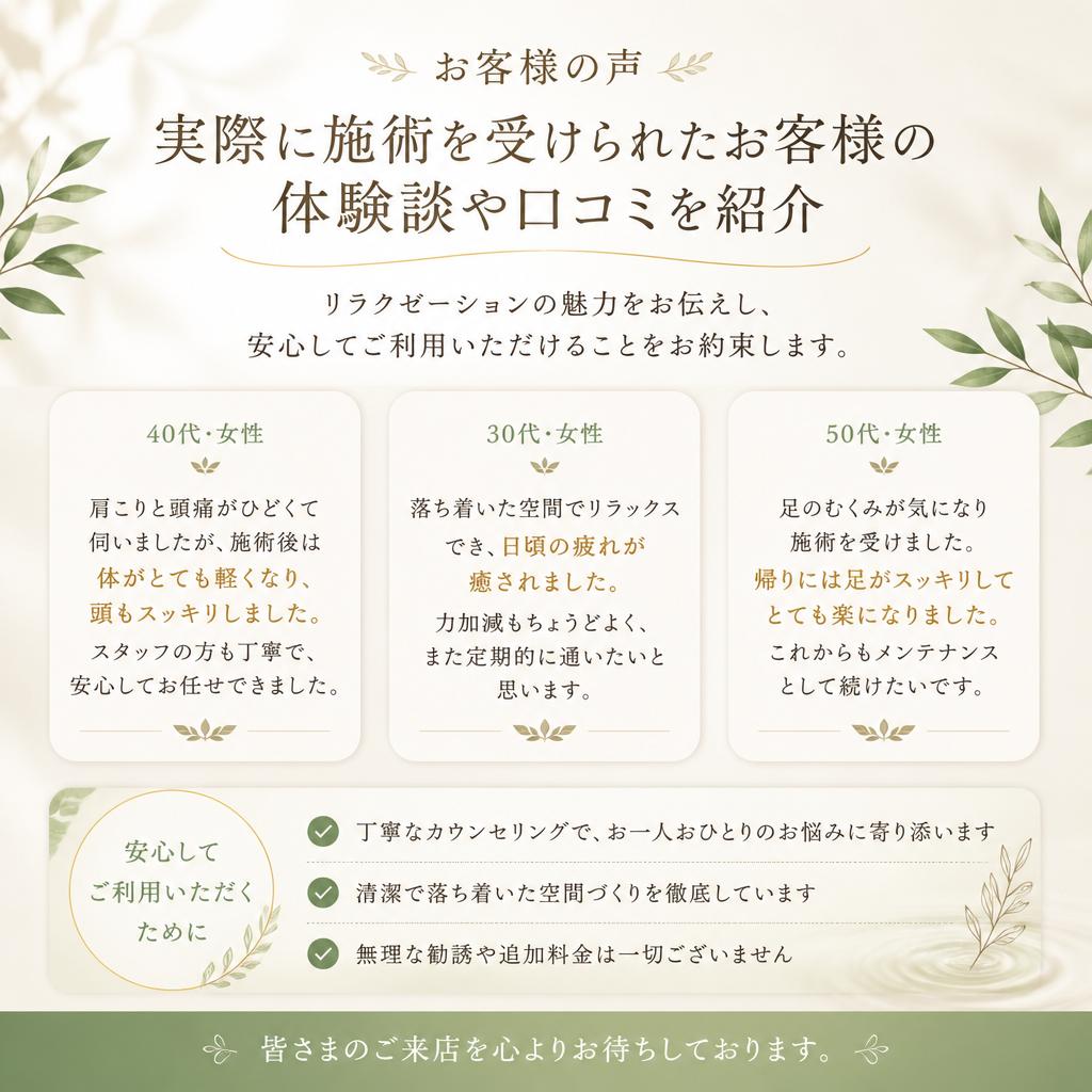 お客様の声