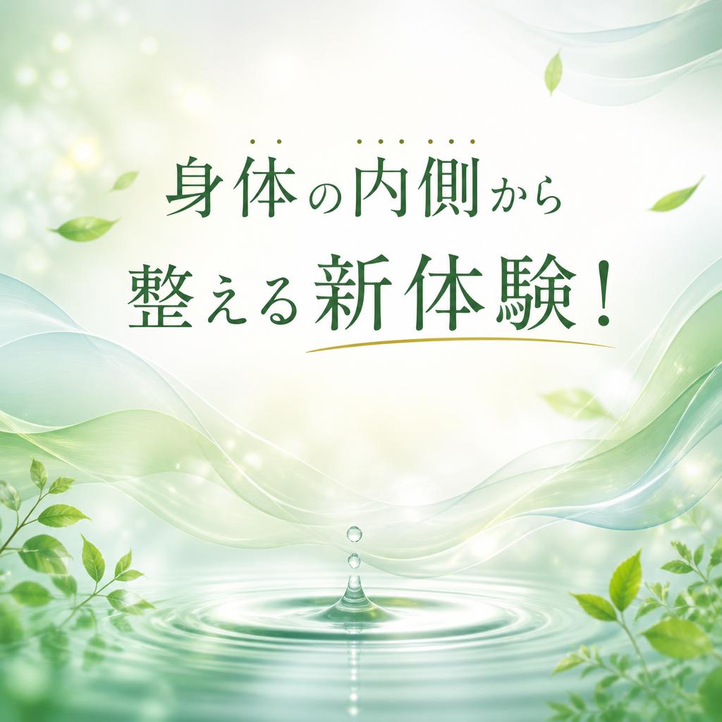 身体の内側から整える新体験！