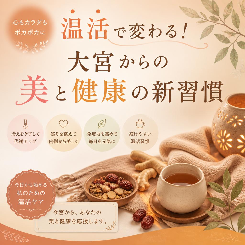 温活で変わる！大宮からの美と健康の新習慣