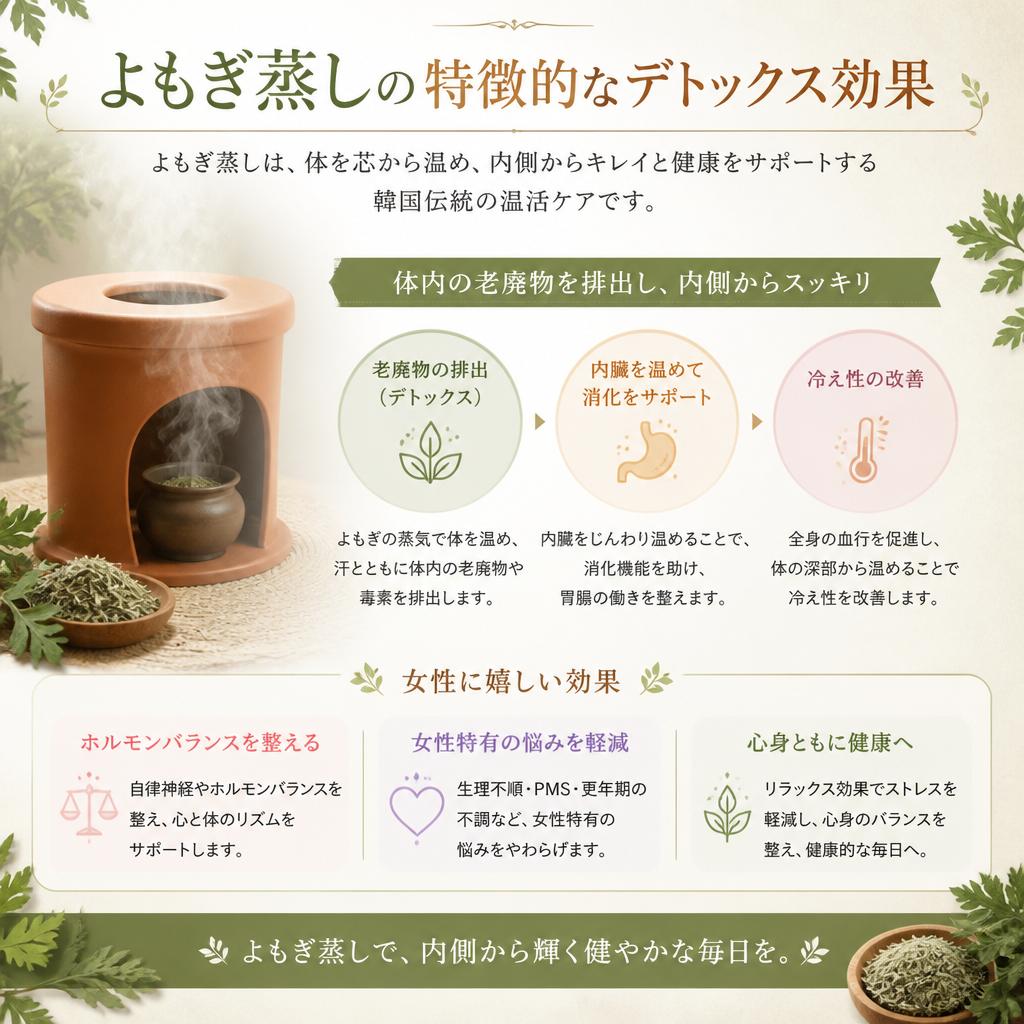 デトックスと冷え改善のW効果