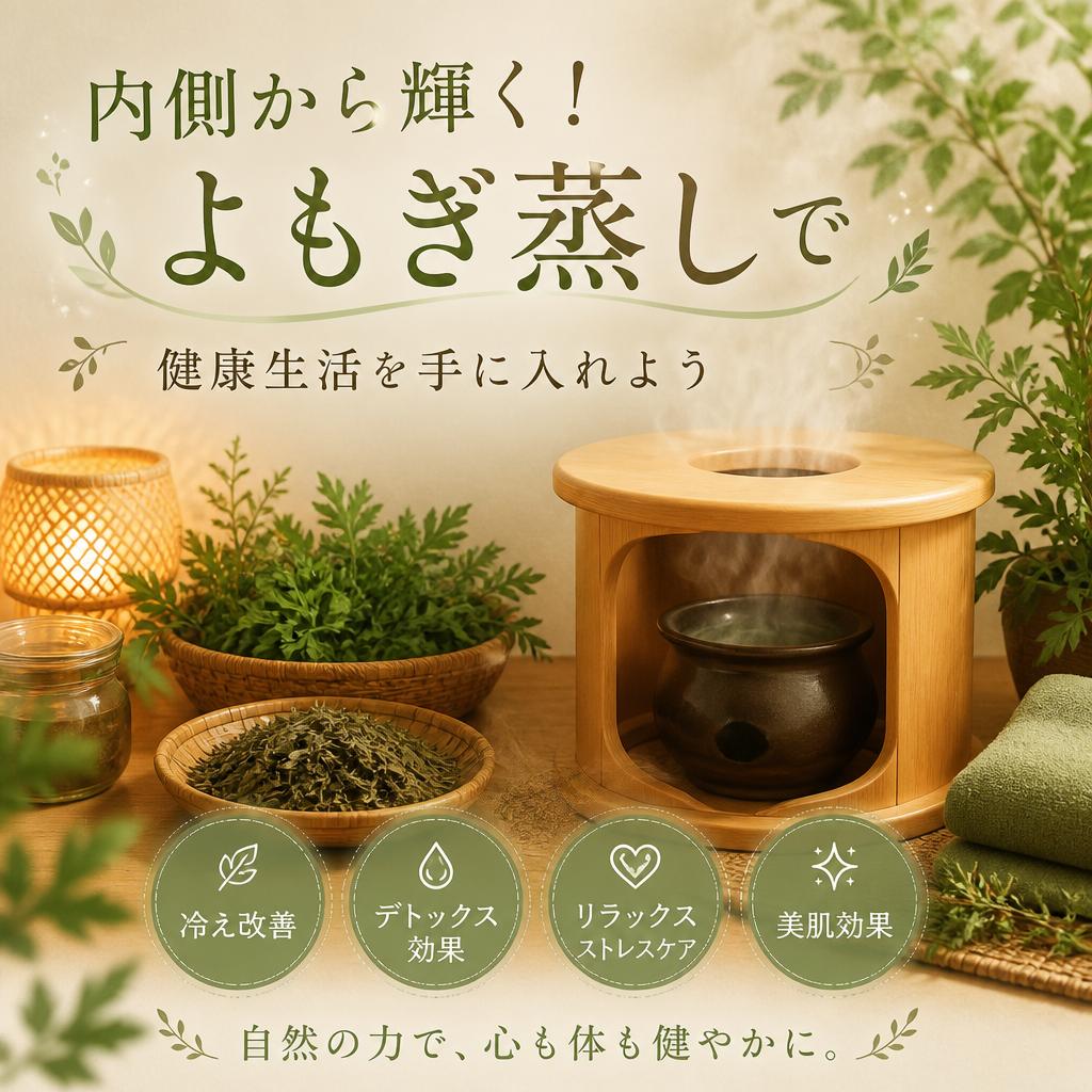 内側から輝く！よもぎ蒸しで健康生活を手に入れよう